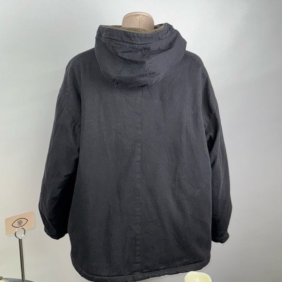 unique Japanese Text Men’s Black Sherpa-Lined Bomber Jacket – Size M – NWOT - Picture 5 of 5